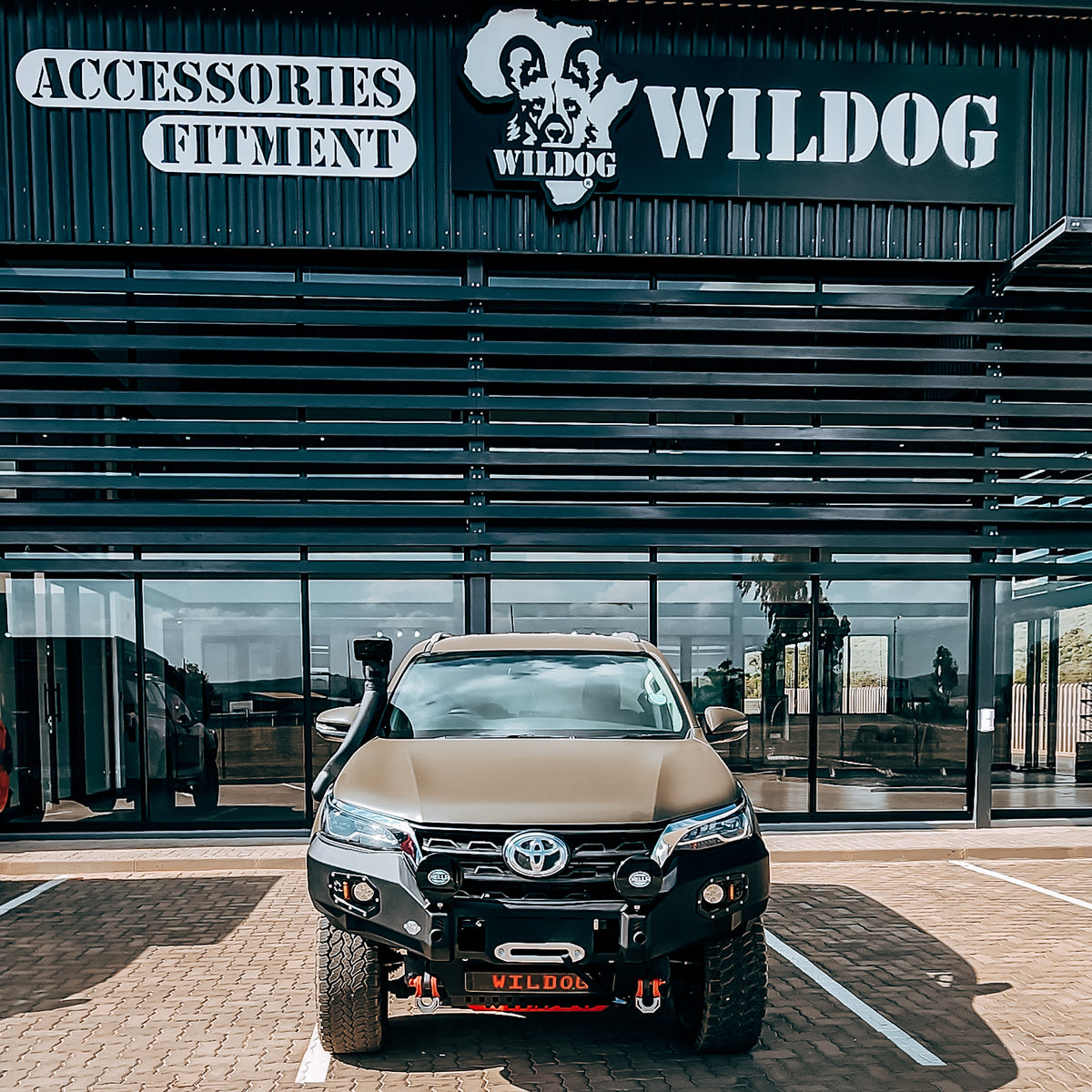 Wildog K9 Front Bumper with Spotlight Brackets – Toyota Fortuner 2021–2023
