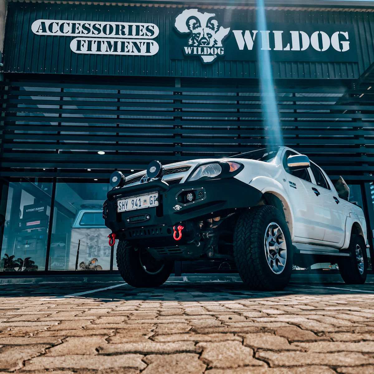 Wildog K9 Front Bumper with Round Nudge – Toyota Hilux Vigo 2005–2010