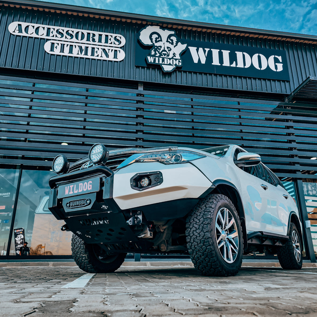 Wildog K9 Front Bumper with Round Nudge – Toyota Fortuner 2016–2020