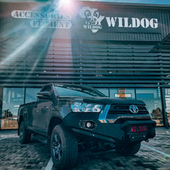 Wildog Raider K9 Front Bumper with Round Nudge – Toyota Hilux Legend 2021+