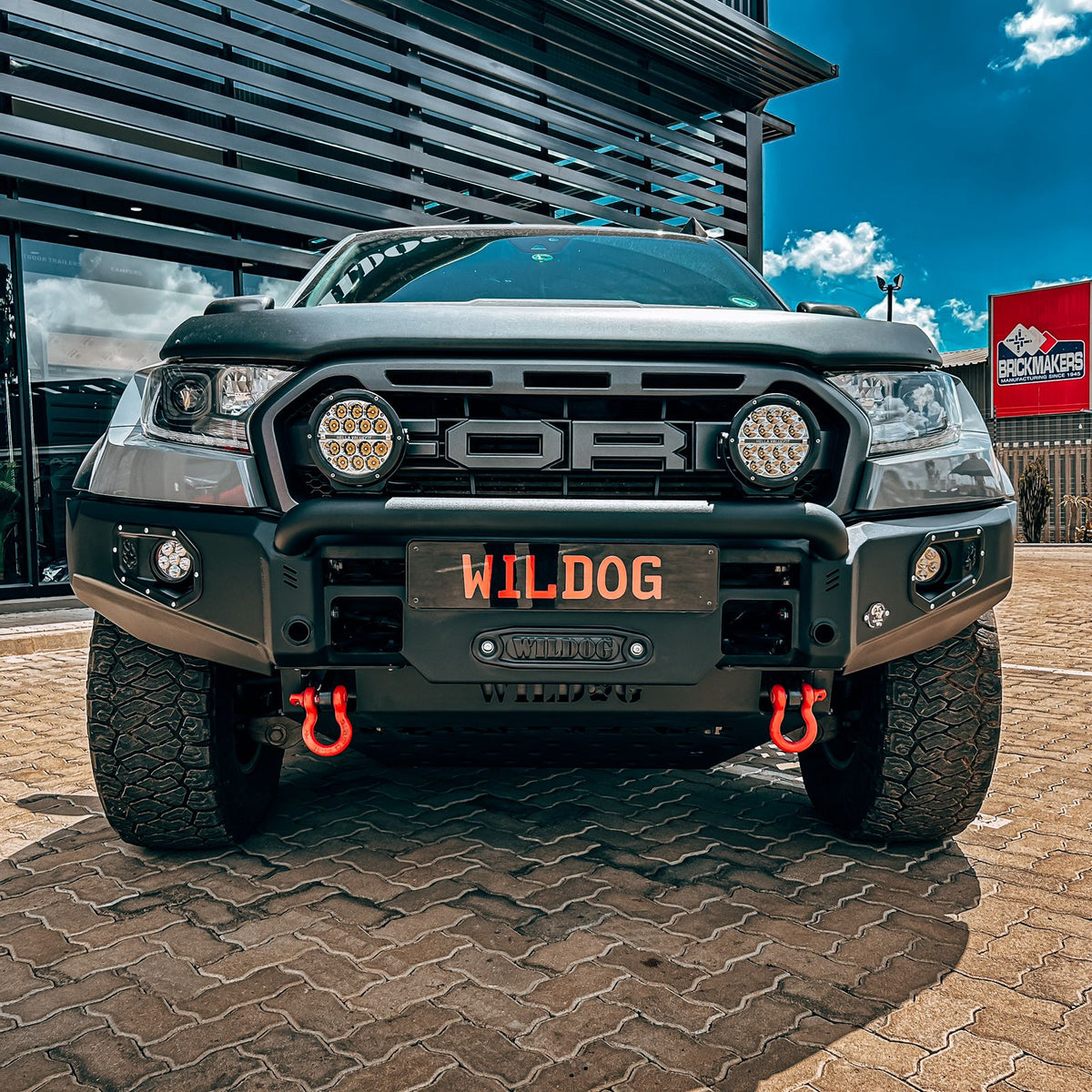 Wildog K9 Front Bumper with Nudge and Bash Plate – Ford Ranger Raptor
