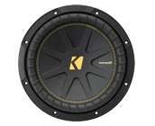 KICKER 10 Inch 500 WATT SVC COMP C SUB 250RMS