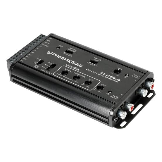 PHOENIX GOLD 4CH LINE CONVERTER WITH BASS CUBE