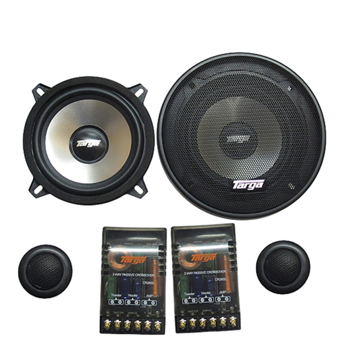 TARGA 5.25 500W MIDS+TWEETERS+XO 50RMS
