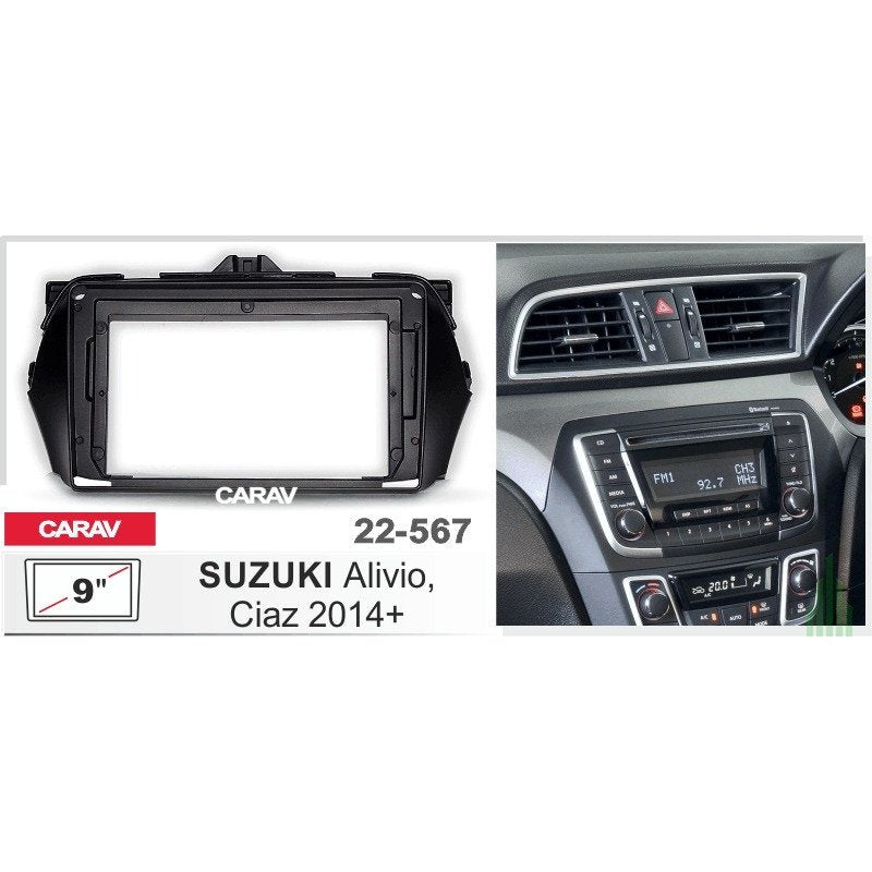 9 Inch / 230:220x130 Mm / Suzuki Alivio Ciaz 2014+