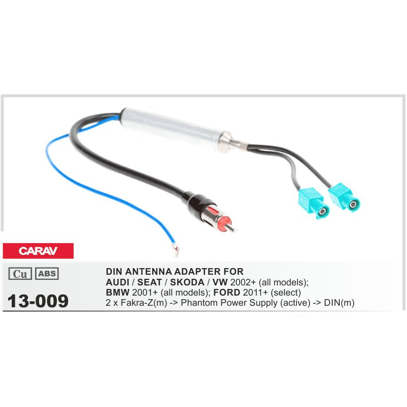 ANTENNA ADAPTOR AMPLIFIED DBL FAKRA TO BULLET