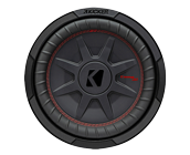 KICKER 10inch 2ohm CompRT SUBWOOFER