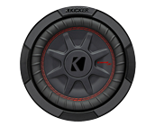 KICKER 8inch 4ohm CompRT SUBWOOFER