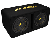 KICKER CompC 10 Inch SUBWOOFER ENCLOSURE