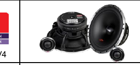 CVEN 6.5IN SQ 2-WAY COMPONENT SPEAKER KIT EISA AWARD