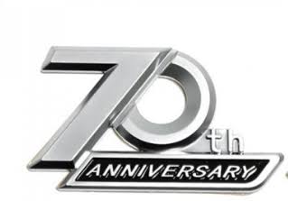 70th Anniversary Badge