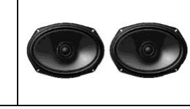 SONY XS-690GS 6X9IN 2-WAY COAXIAL SPEAKERS 420W