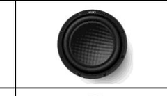 SONY XS-104GS 10IN GS SERIES SVC SUBWOOFER 1500W PEAK