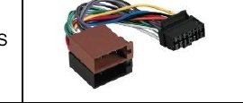 SONY SINGLE DIN / DOUBLE DIN TO ISO HARNESS