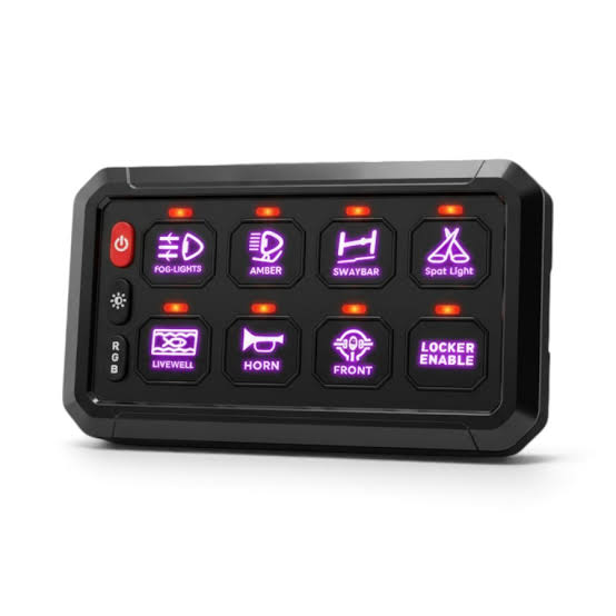 8 Gang Wireless Switch Panel