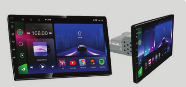 TT AUDIO SINGLE DIN 10" HEAD UNIT