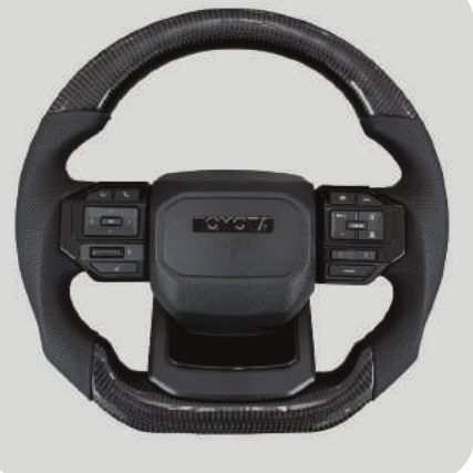 TT AUDIO PRADO 250 STEERING WHEEL - CARBON BLACK