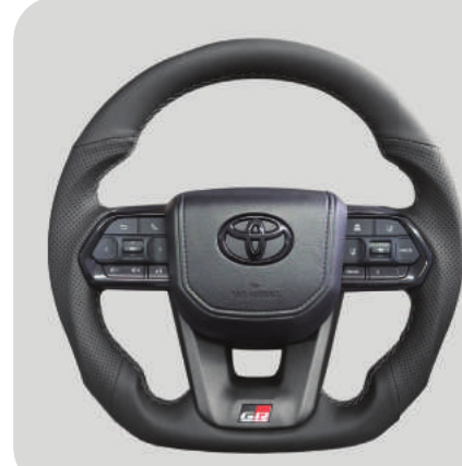 TT AUDIO LC300 STEERING WHEEL - FULL BLACK LEATHER