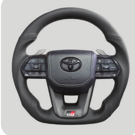 TT AUDIO LC300 STEERING WHEEL - LEATHER WITH SHIFT PADDLES