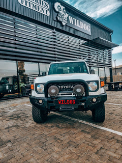 Wildog Alpha Front Bumper with 76mm Nudge – Toyota Land Cruiser 70 Series 2.8 (2024+)