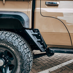 Wildog Wheel Arch Fins (double cab, drilled on fitment) – Toyota Land Cruiser 76/79 & 70 Series 2.8 (2024+)