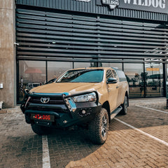 Wildog Raider Hunter Front Bumper with Round Nudge – Toyota Hilux Legend 2021+