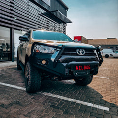 Wildog Raider Hunter Front Bumper with Round Nudge – Toyota Hilux Legend 2021+