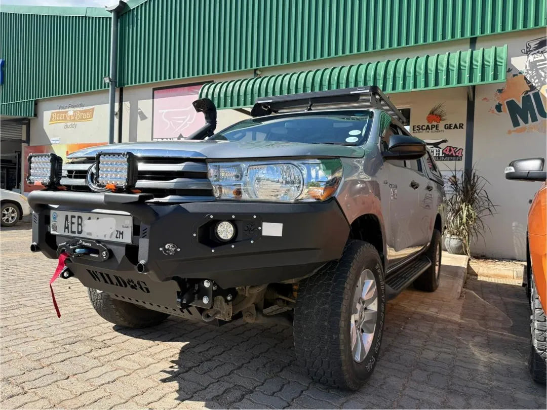 Wildog K9 Front Bumper with Round Nudge (Narrow Body) – Toyota Hilux Revo 2016+